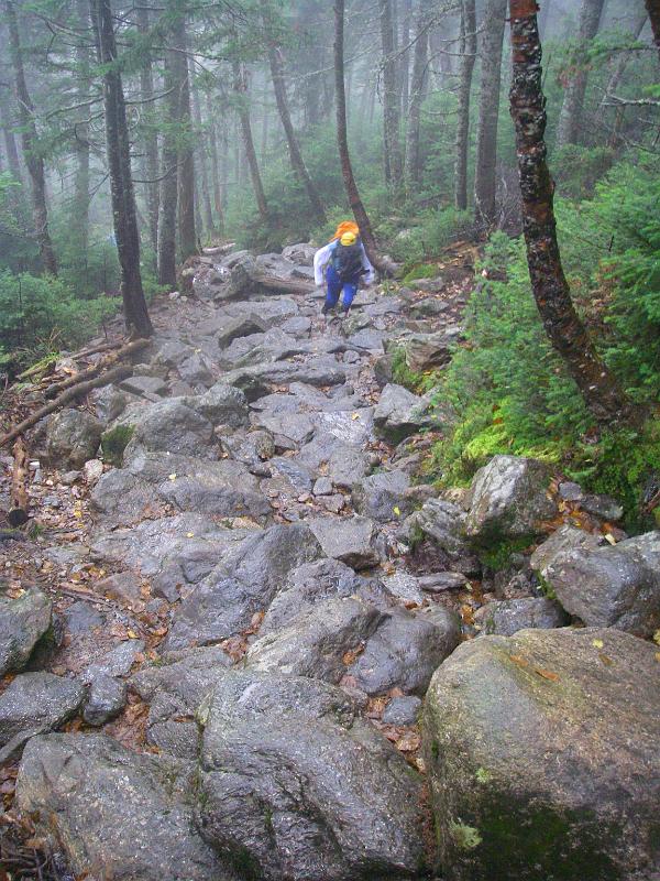 IMGP5019 Wash 02.JPG - The next day, Tuesday Oct 6 - the way up to Mt Washington was quite steep and rocky -  Photo by Rickey Shortt